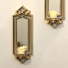 Wall Mounted Hut Candle Sconce Set