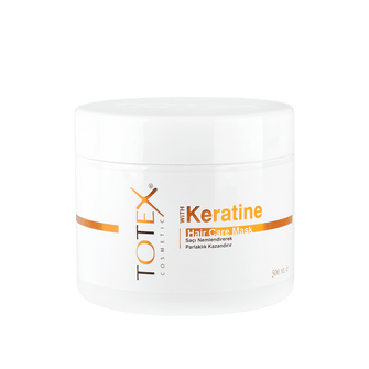 TOTEX Hair Mask Keratine for Damaged Hairs 500 ml- Vitamins Enriched Hair Mask- Intensive conditioning treatment for hairs