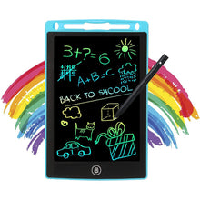 Drawing Tablet 8.5 Inch E-Writing Tablet MULTI COLOR Writing Board Writing Tablet eWriter Kids Drawing Pad DIGITAL WRITER LIGHTLESS LCD SKETCH SCREEN GIFT FOR KIDS CHILDREN THICK LINE Large Size Kids Writing Pad Multi Color