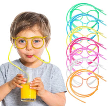 Funny glasses drinking Straw