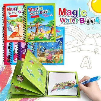 Magic Coloring Book with Water Pen